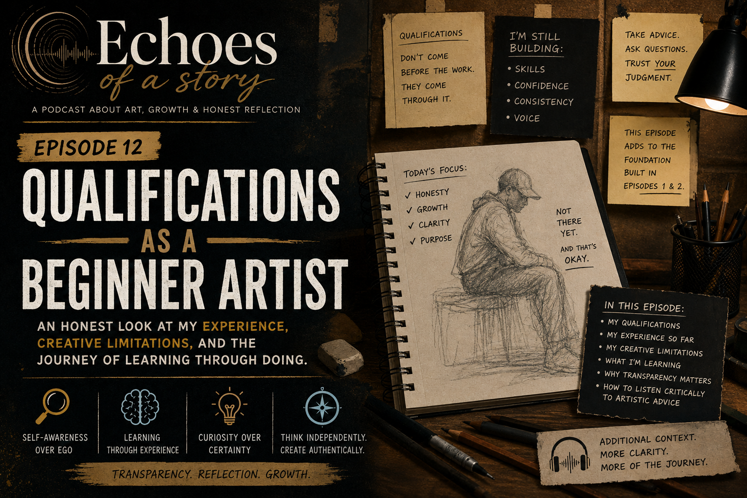 Qualifications as a beginner artist